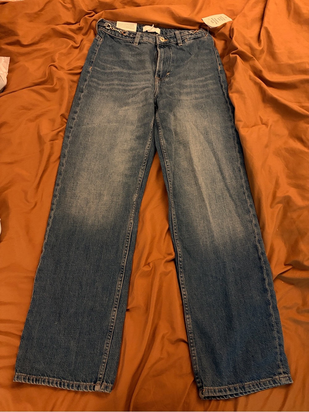 H&M Blue Denim Jeans with Branded Button